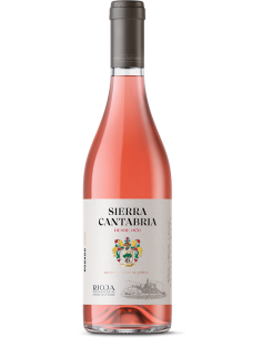 Vino de rioja sierra cantabria rosado