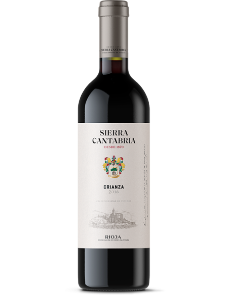 Vino de rioja sierra cantabria crianza tinto
