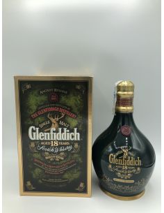 Whisky single malt glenfiddich 18 yo ceramica negra