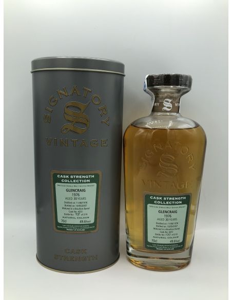 Whisky single malt glencraig sig cst col 1976 30yo Whisky single malt glencraig sig cst col 1976 30yo