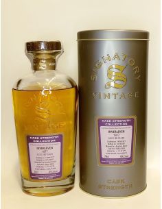 Whisky single malt inverleven 1977 sig cask st col estoig metalic