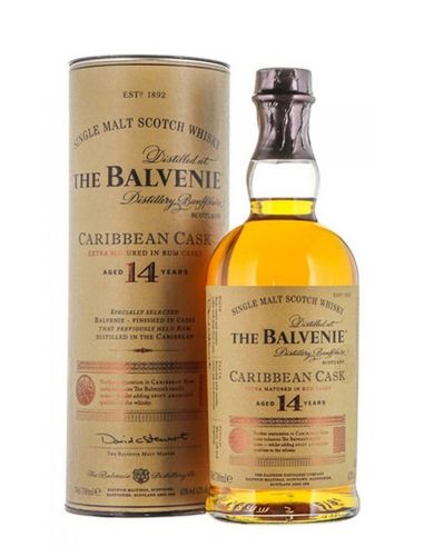 Whisky single malt the balvenie 14 yo caribbean cask