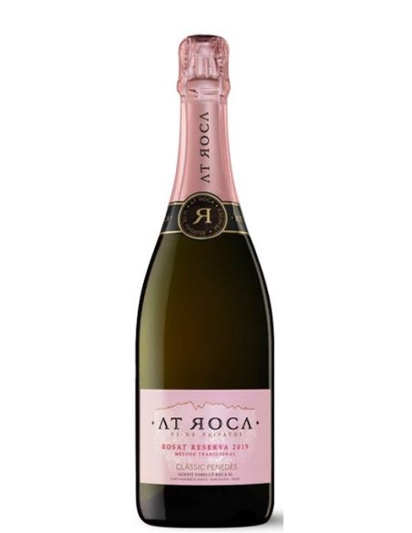 Cava clàssic penedés at roca rosat brut reserva