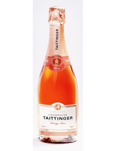 Champagne taittinger prestige rose con estuche