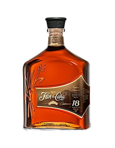 Ron flor de caña 18 años 1 l con estuche