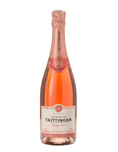 Champagne taittinger prestige rose con estuche