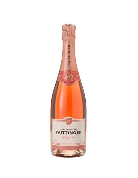 Champagne taittinger prestige rose con estuche