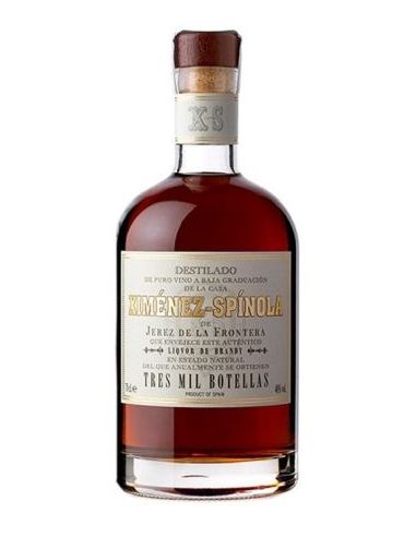 Botella brandy TRES MIL BOTELLAS XIMENEZ SPINOLA