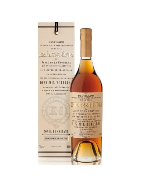 Brandy ten thousand bottles Ximenez Spinola