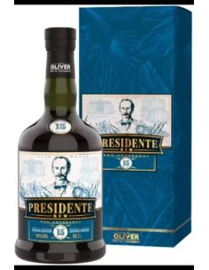 PRESIDENTE 15 AÑOS GRAN AÑEJO CON ESTUCHE