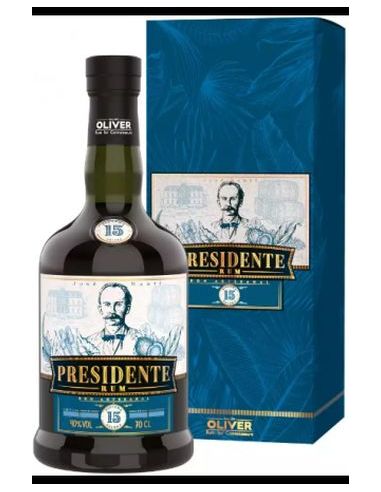 PRESIDENT 15 YEARS GRAN AÑEJO WITH GIFT BOX