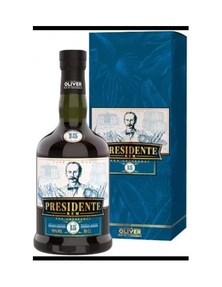 PRESIDENT 15 YEARS GRAN AÑEJO WITH GIFT BOX