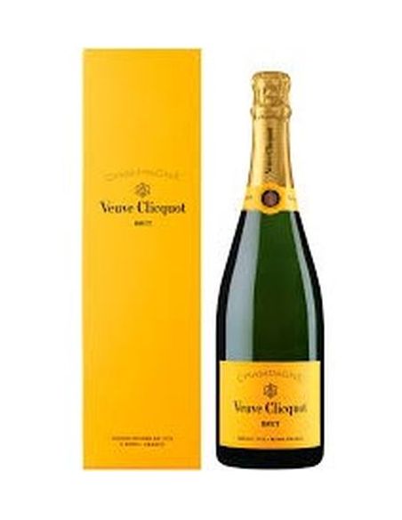 Champagne veuve clicquot brut con estuche