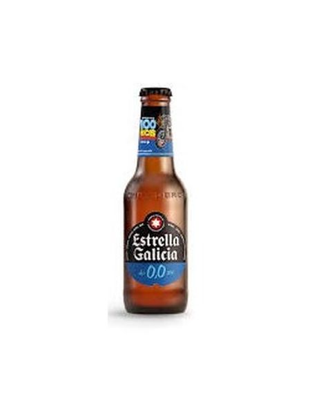 Cervesa estrella galicia 0,0%  sense alcohol botella 25 cl