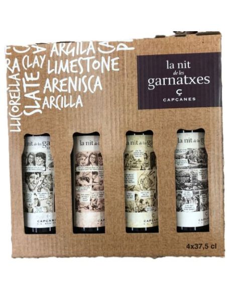 Vi del montsant la nit petit estoig 4 uni. 37,5 cl negre