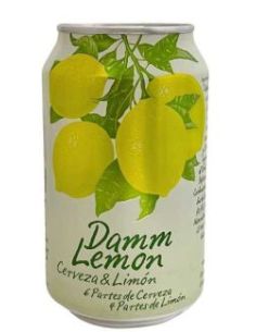 Damm Lemon beer can 33 cl