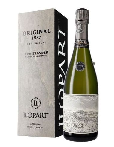 Botella Corpinnat LLOPART ORIGINAL 1887 BRUT NATURE en CAJA MADERA