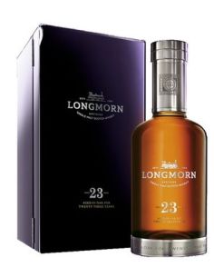 Whisky single malt longmorn 23 yo con estuche de lujo