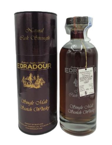 Whisky single malt edradour 1997 ibisco dec.single malt