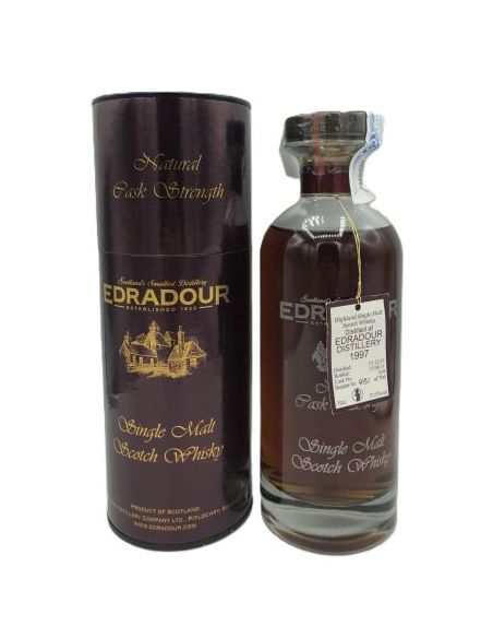 Whisky single malt edradour 1997 ibisco dec.single malt