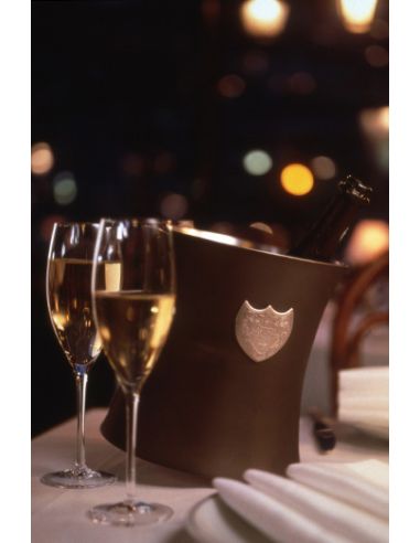 DOM PERIGNON LARGE ICE BUCKET WITH CASE