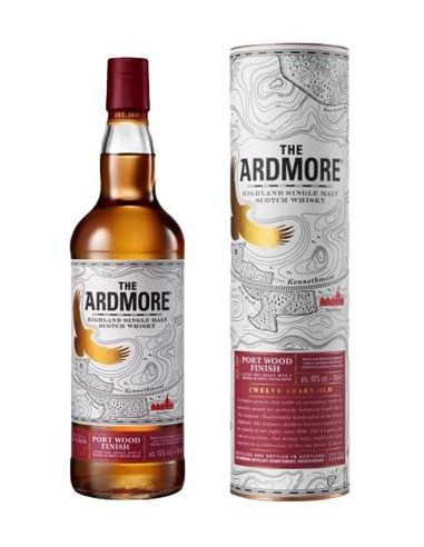 Ardmore 12 yo Portwood single malt whisky with gift box