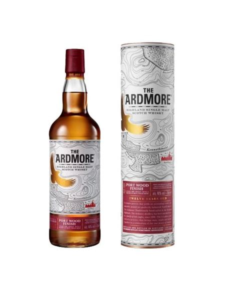 Ardmore 12 yo Portwood single malt whisky with gift box