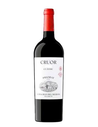 Priorat wine cruor red