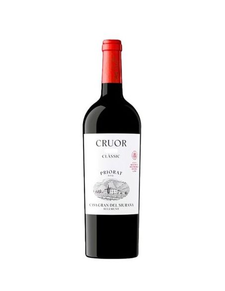 Priorat wine cruor red