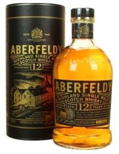 Aberfeldy 12 yo single malt whisky with gift box