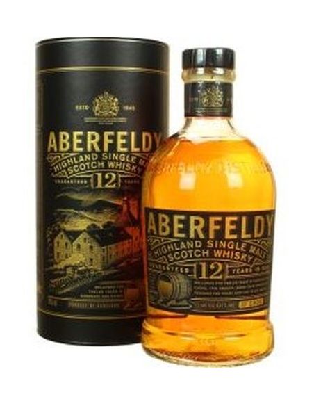 Whisky single malt aberfeldy 12 yo con estuche