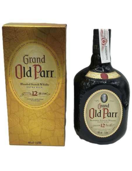 Whisky blended grand old parr 12 yo  1 l