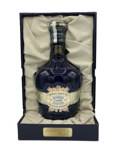 Blended whisky Chivas Royal Salute Hundred Cask with case