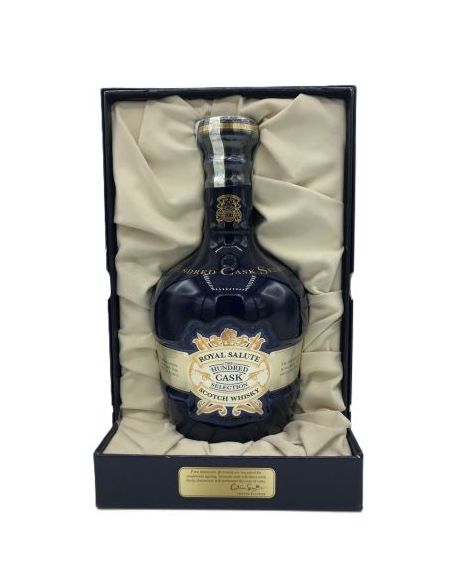 Blended whisky Chivas Royal Salute Hundred Cask with case