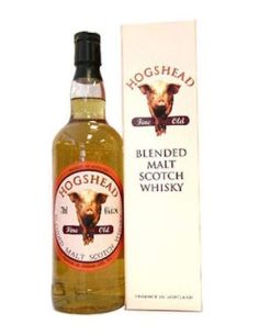 Whisky blended malt hogshead