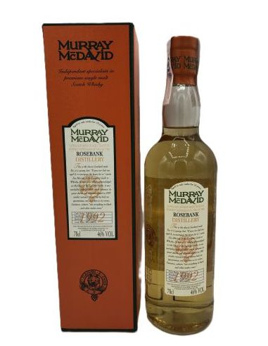 Whisky single malt rosebank (e/nar) mmd 10+/12a 1992+/90