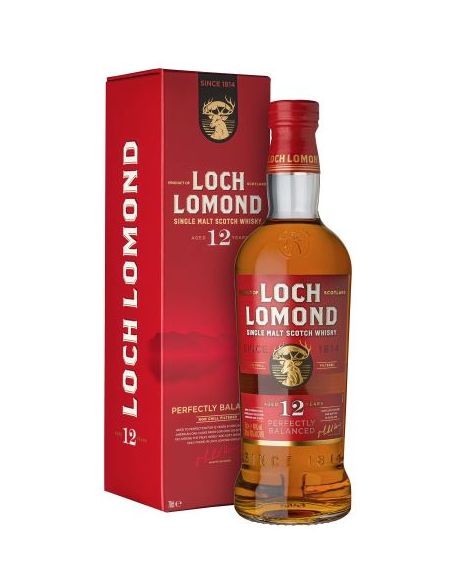 Whisky single malt loch lomond 12 yo 46% vol