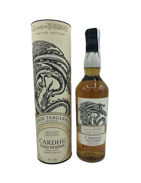 Single malt whisky Cardhu Gold Reserve cough game