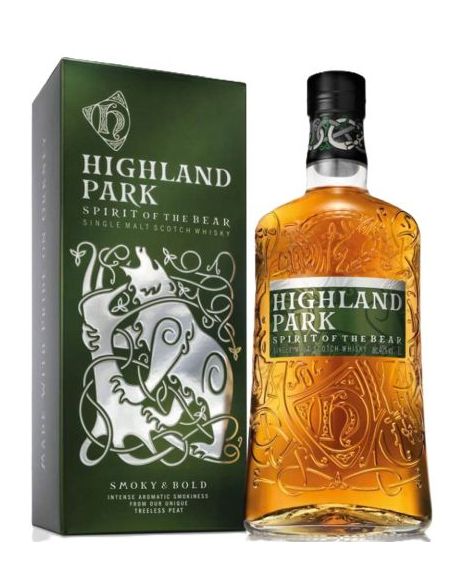 Whisky single malt highland park spirit the of bear 1 l. amb estoig