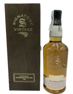 Whisky single malt springbank sig rare r 34 yo 69 cask st est. madera