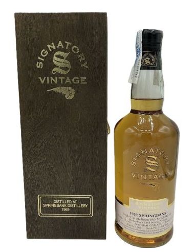 Whisky single malt springbank sig rare r 34 yo 69 cask st est. madera