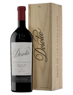 Botella DOROTEO 2018 PAGO DE LOS CAPELLANES TINTO con caja madera