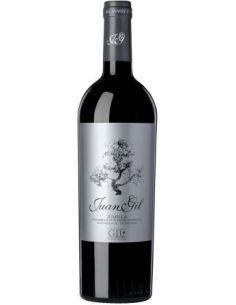 Botella vino Jumilla JUAN GIL ETIQUETA PLATA TINTO