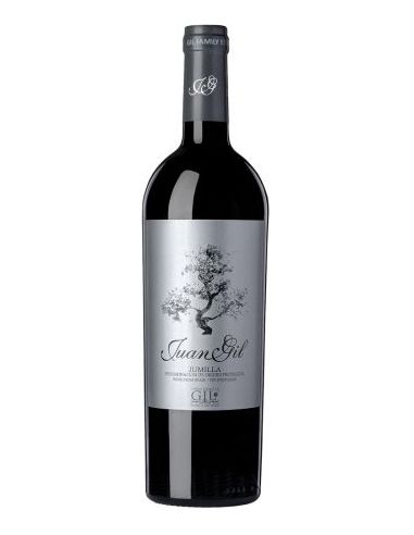 Botella vino Jumilla JUAN GIL ETIQUETA PLATA TINTO