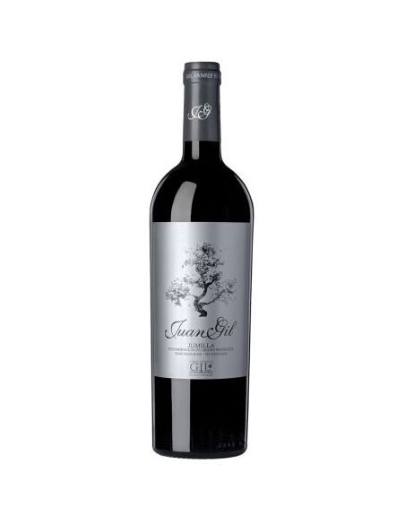 Botella vino Jumilla JUAN GIL ETIQUETA PLATA TINTO