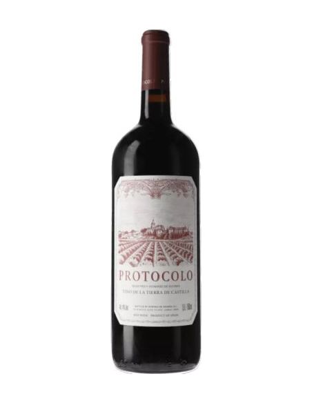 Botella vino DO Castilla PROTOCOLO MAGNUM TINTO