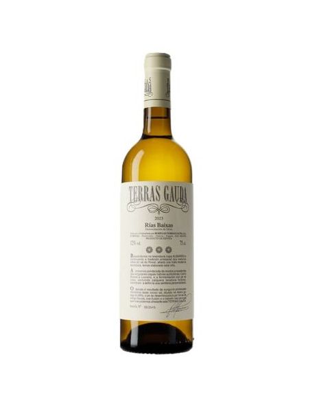 Botella vino Rias Baixas TERRAS GAUDA 2023 BLANCO Botella vino Rias Baixas TERRAS GAUDA 2023 BLANCO