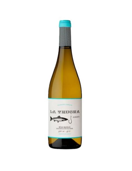 Botella vino Rías Baixas LA TRUCHA ALBARIÑO BLANCO
