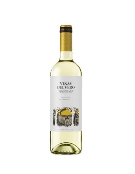 Botella vino Somontano VIÑAS DEL VERO BLANCO