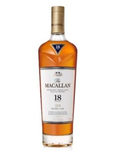 Botella whisky sigle malt THE MACALLAN 18 DOUBLE CASK con estuche 2